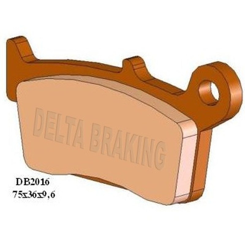 DELTA BRAKING KLOCKI HAMULCOWE KH131/3/KH233 TYŁ HONDA NSR 50 MINI '00-'09, XZ 50/100 '09-'19, NSF 250R '11-, CRF 230 '08-
