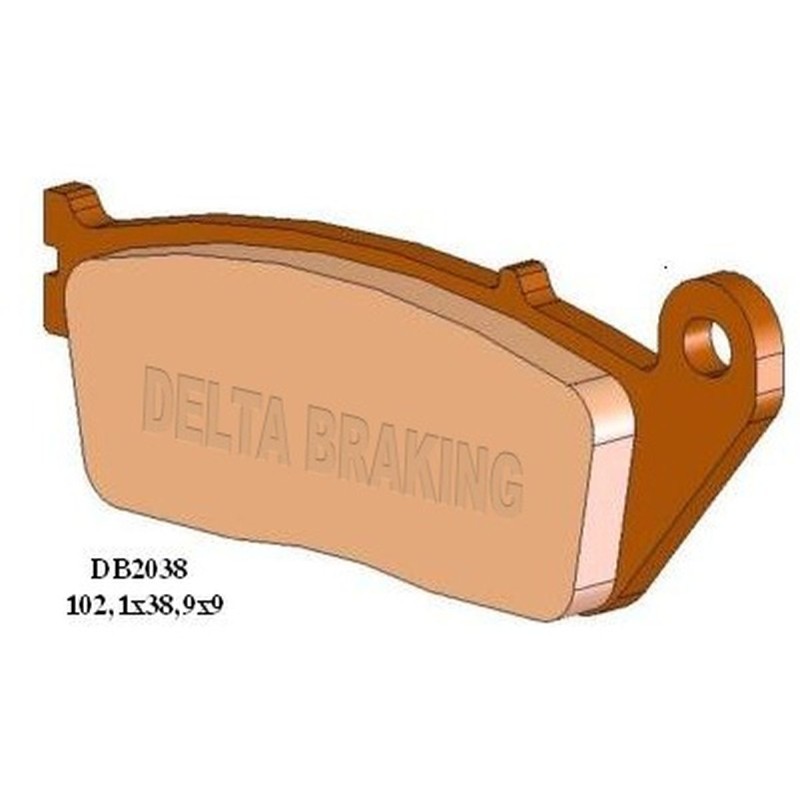 DELTA BRAKING KLOCKI HAMULCOWE KH14 / KH226 PRZÓD BMW C 600/650 '12-'22, CAGIVA NAVIGATOR 1000 '00-'05, HONDA CBR 250 '11-