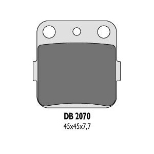 Klocki hamulcowe DELTA BRAKING KH84 - zamienniki DB2070MX-D i DB2070QD-D