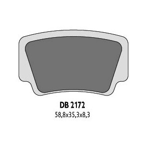 Klocki hamulcowe DELTA BRAKING KH463 KTM Quad - Zamiennik DB2172MX-D i DB2172QD-D