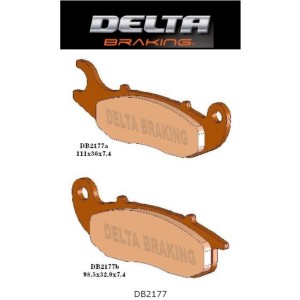 Klocki hamulcowe DELTA BRAKING KH465 do HONDA CRF 230/250L, AJP PR7 - zamienniki DB2177MX-N i DB2177QD-N