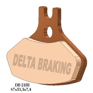 Klocki hamulcowe DELTA BRAKING KH468 do Can-Am DS 450 (08-14) - Zamiennik DB2188MX-N i DB2188QD-N