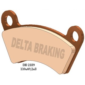 Klocki hamulcowe DELTA BRAKING KH482 - Zamiennik DB2189QD-D i DB2189MX-D