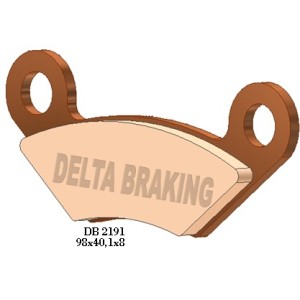 Klocki hamulcowe DELTA BRAKING KH483 Quadzilla - zamiennik DB2191QD-D i DB2191MX-D