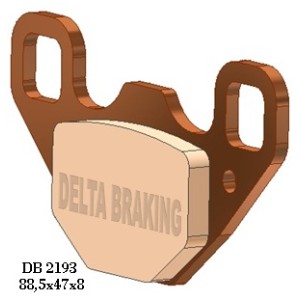 Klocki hamulcowe DELTA BRAKING KH489 do Polaris RZR 170 '09-'14 - TYŁ