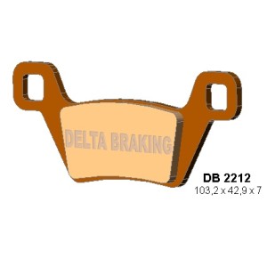Klocki hamulcowe DELTA BRAKING KH600 KYMCO MXU - Zamiennik DB2212MX-D i DB2212QD-D