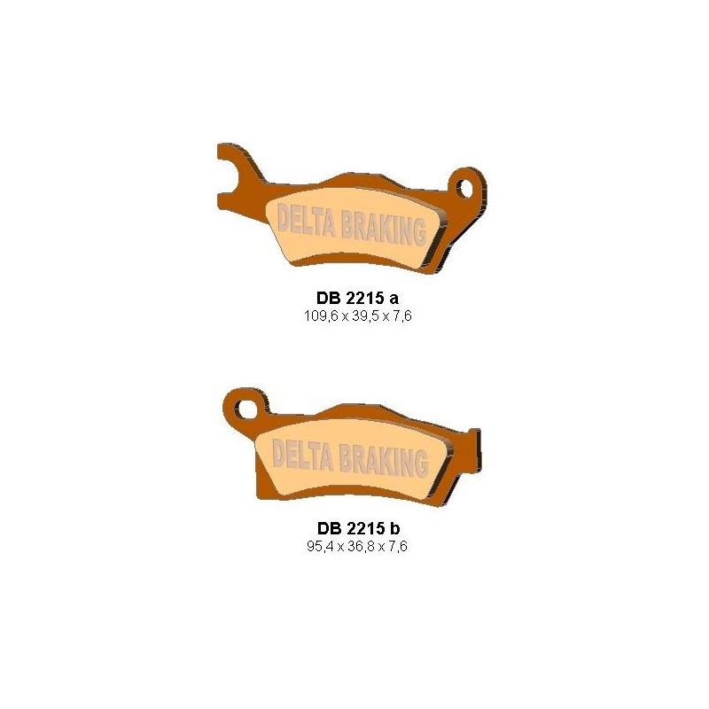 Klocki hamulcowe DELTA BRAKING KH617 do Can-Am Outlander i Renegade '12