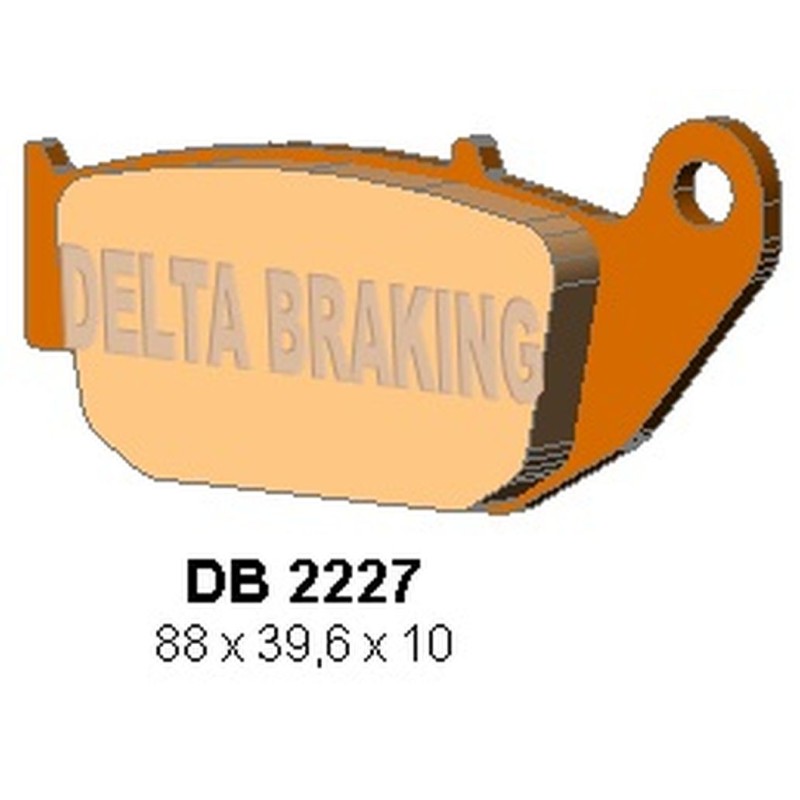 Klocki hamulcowe DELTA BRAKING KH629 do HONDA CBR 125, CB 125 R / 300 R, CRF 250 L, SUZUKI GSX-R / S - tył