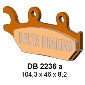 Klocki hamulcowe DELTA BRAKING KH645 Can Am Maveric 1000 prawy zamienniki DB2236MX-D i DB2236QD-D