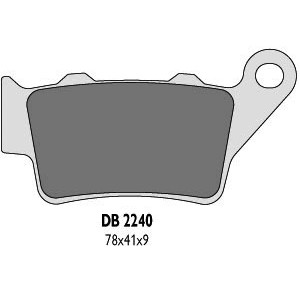 Klocki hamulcowe DELTA BRAKING KH208 tył Brembo (KTM) - zamiennik DB2240MX-D, DB2240QD-D
