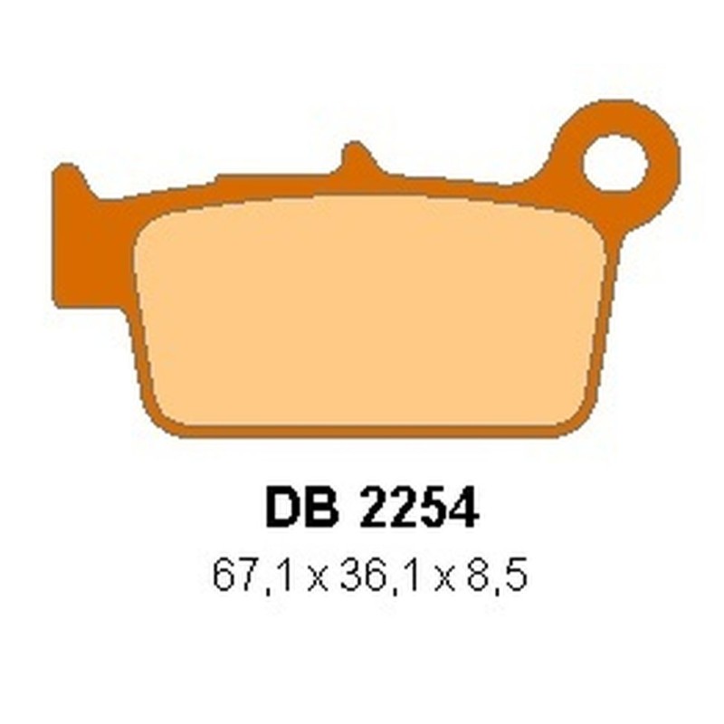 Klocki hamulcowe DELTA BRAKING KH367/2 do tyłu BETA RR 50/125 '08-'15, 200 URBAN '08-'15, 200 RR '20-'23, 250 RR '13-'22, 300