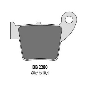 Klocki hamulcowe DELTA BRAKING KH346 do HONDA CR/CRF 02-16 - ZAMIENNIK DB2280MX-D ORAZ DB2280QD-D