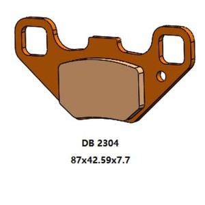 Klocki hamulcowe DELTA BRAKING KH490 do Polaris RZR 170 '09-'21