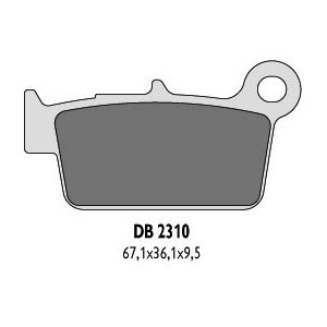 Klocki hamulcowe DELTA BRAKING KH367 tył do KXF/RMZ/YZ/YZF