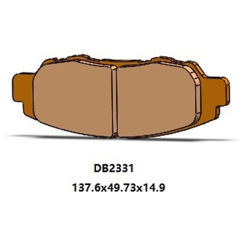 Klocki hamulcowe DELTA BRAKING KH669/4 do Polaris Slingshot 2000 '15-'18