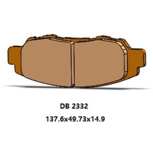 Klocki hamulcowe DELTA BRAKING KH670 do Polaris Slingshot 2000 '15-'18