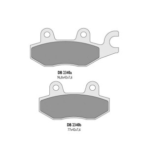 Klocki hamulcowe DELTA BRAKING KH165 przód - zamienniki DB2340MX-D i DB2340QD-D