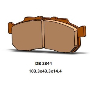 Klocki hamulcowe DELTA BRAKING KH712 do Honda SXS 500 Pioneer, SXS 520 Pioneer, SXS 700 Pioneer