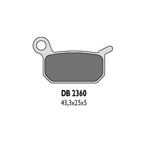 Klocki hamulcowe Delta Braking KH325 KTM 50/60 tył - zamienniki DB2360MX-D i DB2360QD-D