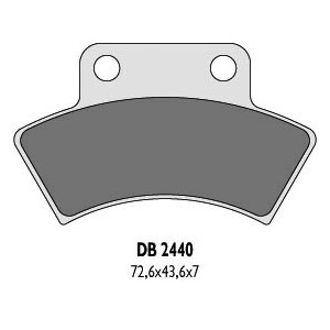 Klocki hamulcowe DELTA BRAKING KH232 do Quadzilli i Polaris - zamienniki DB2440MX-D i DB2440QD-D