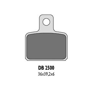 Klocki hamulcowe DELTA BRAKING KH351 - Zamiennik DB2500MX-D i DB2500QD-D
