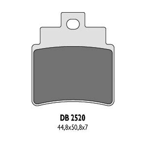 Klocki hamulcowe DELTA BRAKING KH355 KYMCO 250/300, SYM - zamiennik DB2520QD-D
