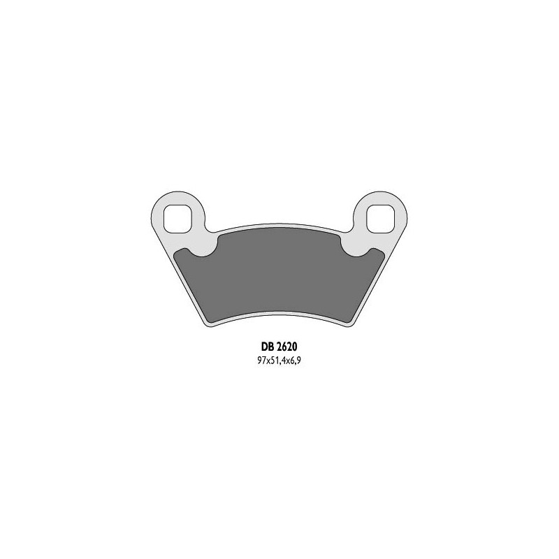 Klocki hamulcowe DELTA BRAKING KH354 - zamienniki DB2620MX-D i DB2620QD-D