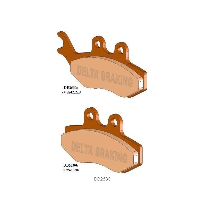 Klocki hamulcowe DELTA BRAKING KH194 - Zamienniki DB2630MX-D i DB2630QD-D