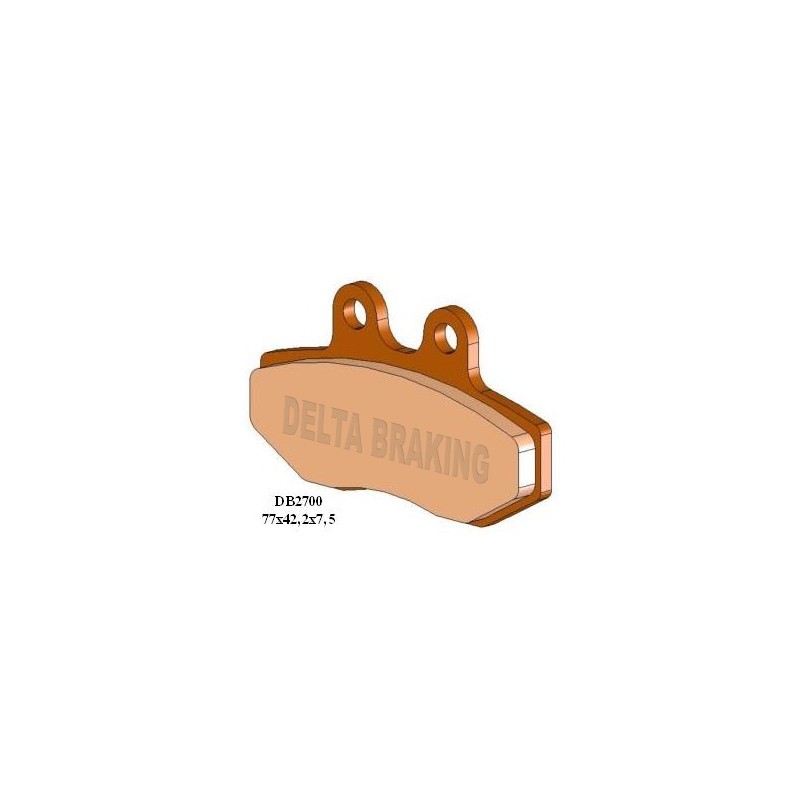 Klocki hamulcowe DELTA BRAKING KH167 - zamienniki DB2700MX-D i DB2700QD-D