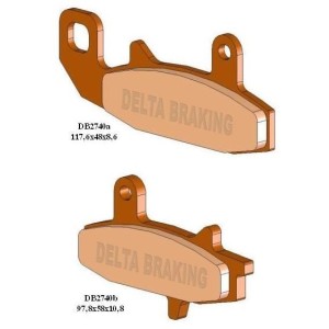 Klocki hamulcowe DELTA BRAKING KH147 - zamiennik DB2740MX-D oraz DB2740QD-D