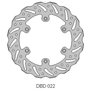 Tarcza hamulcowa tył Suzuki RM 125 '88-10, RM 250 '88-10, DRZ 250 '01-07, Yamaha YZ 125 '01-16, YZ/YZF/WR 250 - Delta Braking
