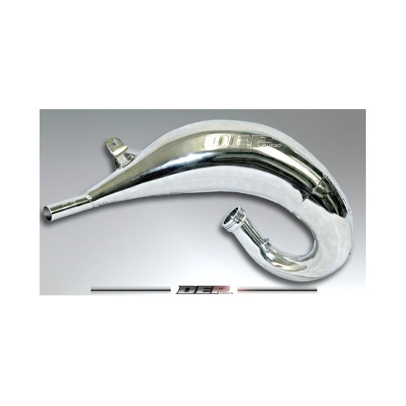 DEP PIPES DYFUZOR/KOMORA/TUBA REZONANSOWA NIKLOWANA (FRONT EXHAUST PIPE NICKEL): KAWASAKI KX125 '04-'19