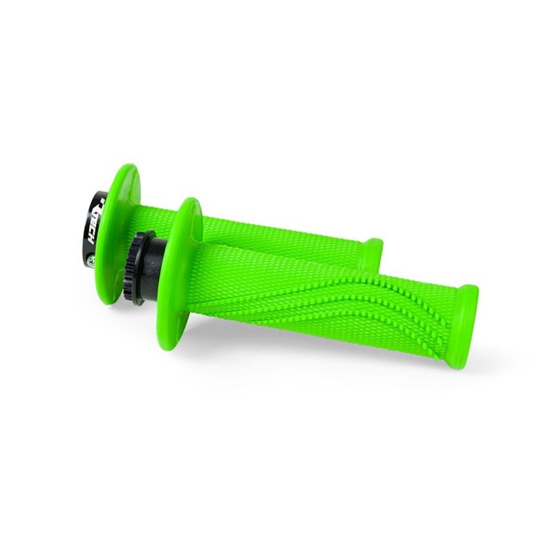 Manetki RACETECH (RTECH) R20 LOCK-ON (22+25mm) Zielony Neon + 8 Adapterów Rolgazu