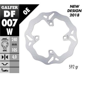 Galfer Tarcza Hamulcowa Tył Honda XL 600/650/700V Transalp '91-'07; CB 500 '97-'05; CB750 '92-'02; CB 900 Hornet '02-'07