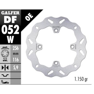 Tarcza hamulcowa tył Honda CRF 1000L Africa Twin '15-'23 (256x116x5,9mm) - GALFER