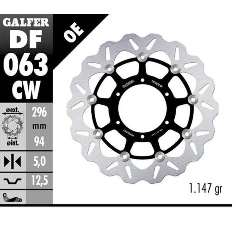 Tarcza hamulcowa GALFER do HONDA CBR 600F4, CB 900 HORNET, VTX 1800C