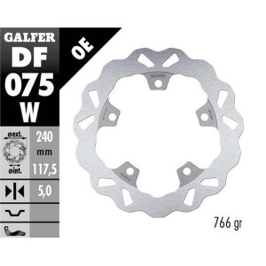 Tarcza hamulcowa tył GALFER dla HONDA CTX 750N, NC 700S/X, NC 750S/X oraz BMW G 310R/GS
