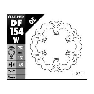 GALFER TARCZA HAMULCOWA PRZÓD KAWASAKI ER 5, GPZ 750/900 WAVE - Sklep Motoryzacyjny