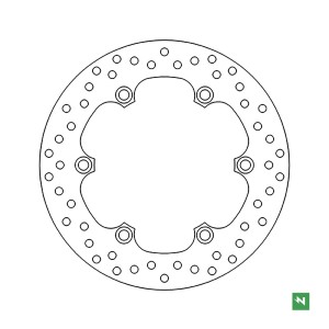 Tarcza hamulcowa tył do HONDA NSS 125/250/300 FORZA '08-'19: FJS 400/600 SILVER WINGS '01-'08: XLV 1000 VARADERO '03-