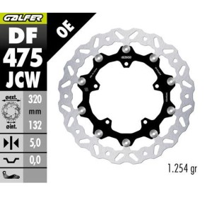 GALFER TARCZA HAMULCOWA PRZÓD do Yamaha MT-10 '17-, YZF-R6 '17-'23, YZF-R9 '25, FZ 1 '06', YZF-R1 '04-'23, V MAX 1700 '09