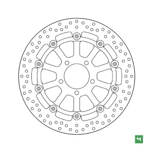 Tarcza hamulcowa przód Suzuki GSXR600/750 '97-'03, GSXR1000 '00-'04, TL1000, GSXR1300 Hayabusa '99-07, GSX 1400 '0