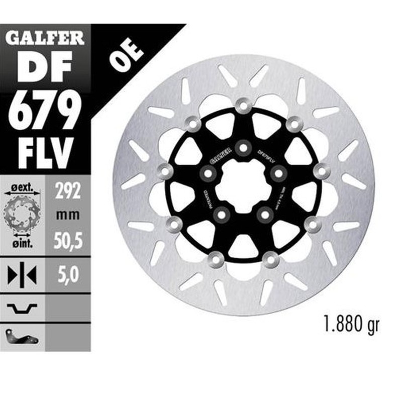 GALFER TARCZA HAMULCOWA PRZÓD HARLEY-DAVIDSON (292X50,5X5) PŁYWAJĄCA - Sklep Moto Parts