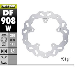 GALFER TARCZA HAMULCOWA TYŁ BMW R 1300GS ADVENTURE '23-'25 (WAVE DISC) (310X181X4.5MM)
