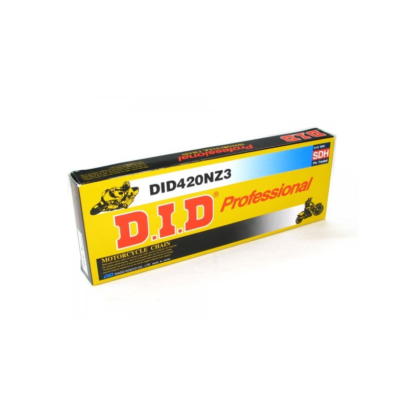 DID Łańcuch napędowy 420NZ3-140 (140 ogniw) bez O-ringów (otwarty + zapinka)