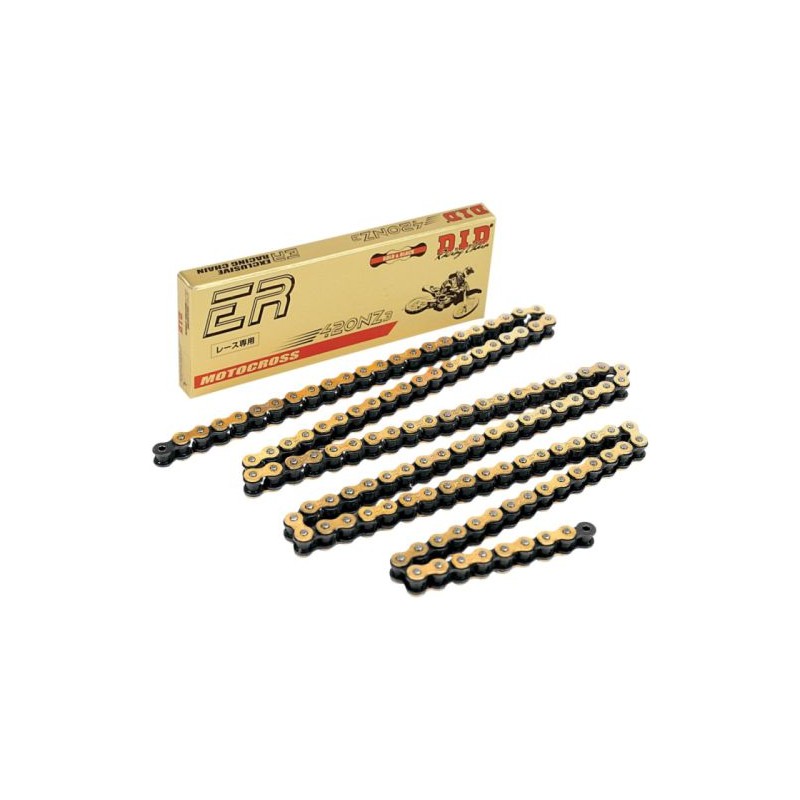 DID Łańcuch Napędowy 420NZ3GB-126 Złoty (126 Ogniwe) - Otwarty + Zapinka