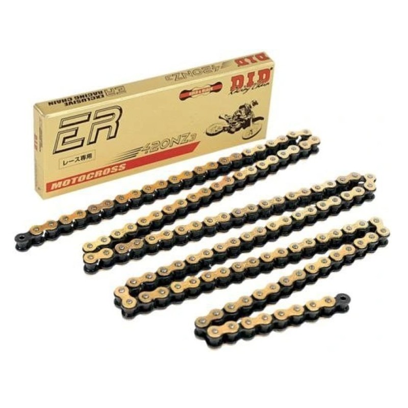 DID Łańcuch Napędowy 420NZ3GB-138 Złoty (138 Ogniwe) - Otwarty + Zapinka