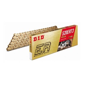 DID Łańcuch Napędowy 520ERT3GG-94 Złoty 94-Ogniw Bez O-Ringów - Zastępuje 520ERT2