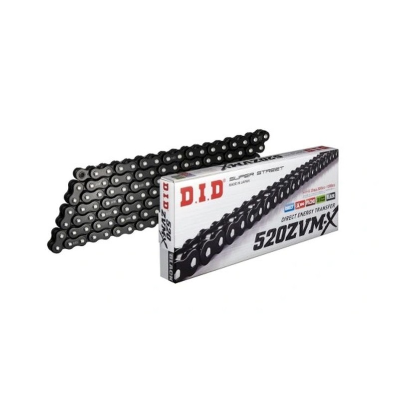 DID Łańcuch Napędowy 520ZVMXBK-110 (110 Ogniwe) X-Ring - Otwarty + Zakuwka