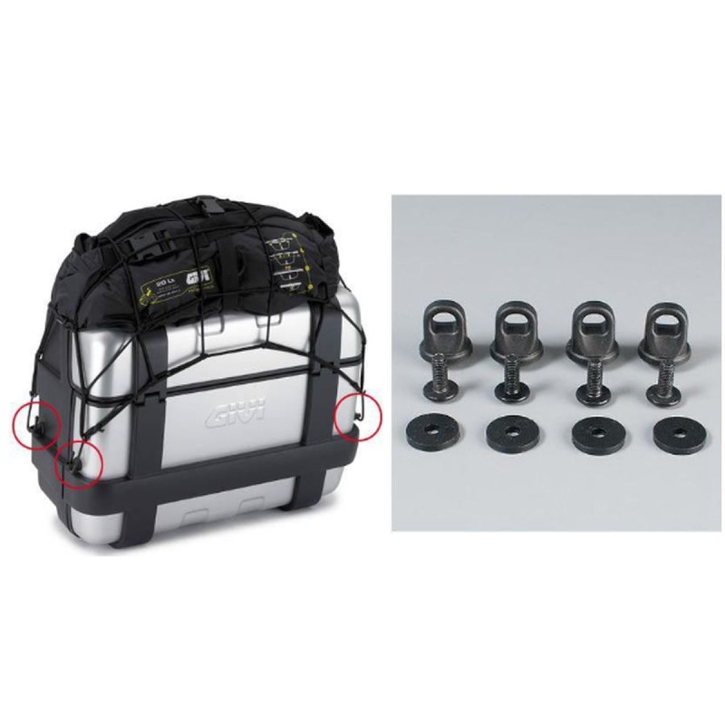 Kappa zestaw zaczepów do mocowania siatki bagażowej (pajączka)