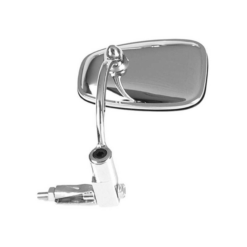 Lusterko uniwersalne chromowane do montażu w końcówki kierownicy 22,2mm